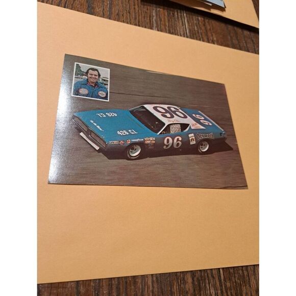 Vintage Ray Elder #96 Olympia Beer NASCAR Postcard 5x7 STP Racing Pictorial - Picture 1 of 2